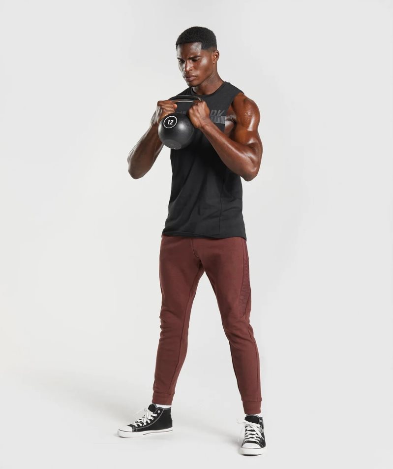 Men's Gymshark Bold React Jogger Brown | CA 615A03